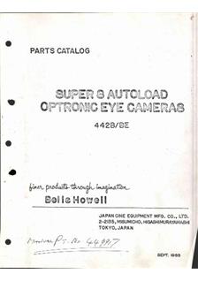 Bell and Howell Filmosound 8 Series manual. Camera Instructions.